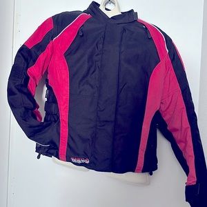 Women’s Castle Pink/Black Motorcycle Jacket